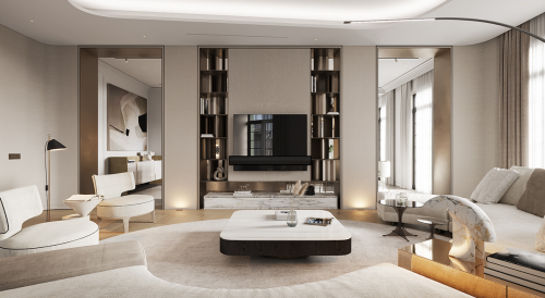 Thiết kế căn hộ Penthouse 244m2 đẹp, sang trọng và tiện nghi