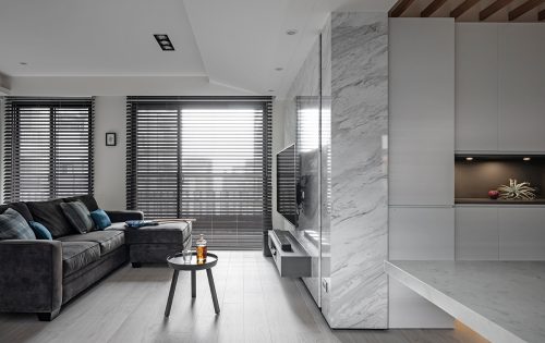 Thiết kế nội thất căn hộ 1 phòng ngủ Sky 89 quận 7 phong cách hiện đại