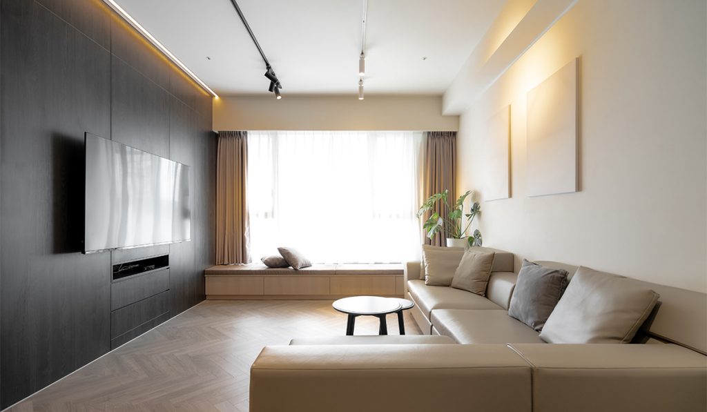 Thiết kế nội thất căn hộ 2 phòng ngủ đơn giản nhưng hiện đại và tiện nghi