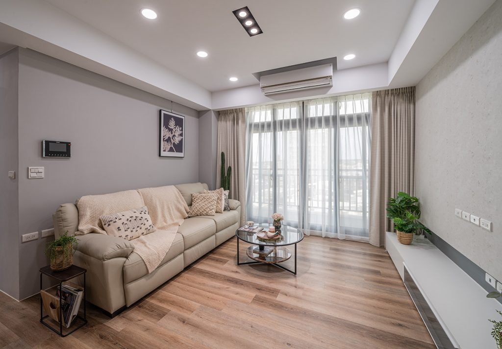 nội thất căn hộ 2 phòng ngủ gam màu trung tính nhẹ nhàng