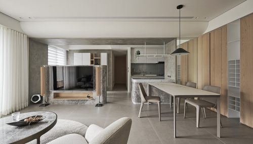 Thiết kế nội thất căn hộ 2 phòng ngủ nhẹ nhàng ấm áp