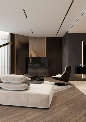 Thiết kế nội thất căn hộ Penthouse 265m2 phong cách hiện đại