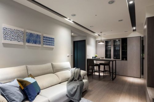 thiết kế nội thất căn hộ Sunshine City (quận 7) căn 52m2 1pn