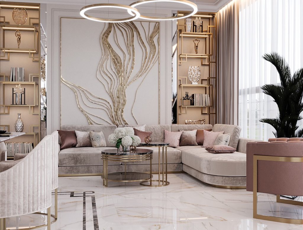 Thiết kế nội thất căn hộ 2 phòng ngủ sang trọng tiện nghi