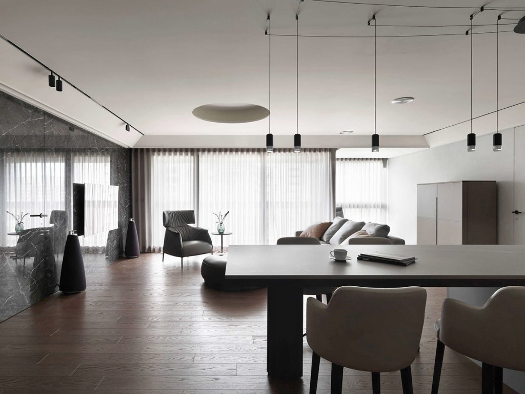 Thiết kế nội thất căn hộ 75m2 2 phòng ngủ phong cách hiện đại