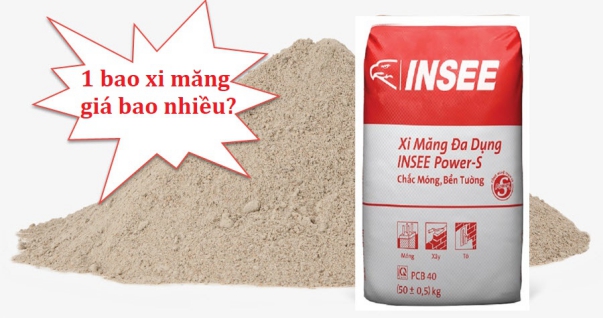 Giá xi măng bao nhiêu tiền một bao