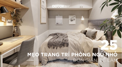 thiết kế phòng ngủ đơn giản nhỏ