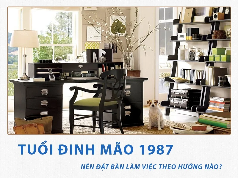 Tuổi Đinh Mão 1987 nên đặt bàn làm việc theo hướng nào?