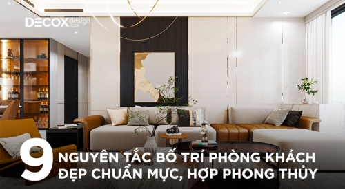 sắp xếp nội thất phòng khách