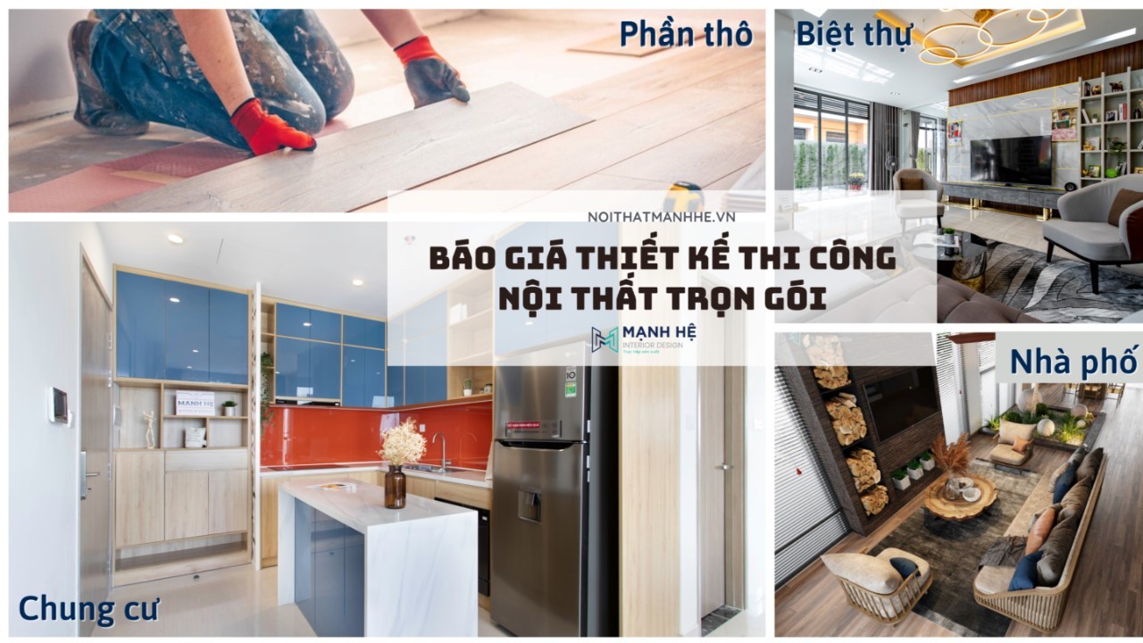 giá thiết kế nội thất phòng khách