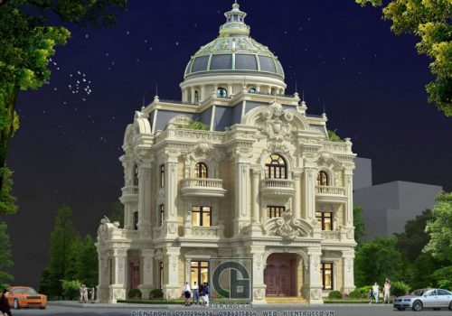 Ý tưởng thiết kế biệt thự tân cổ điển lâu đài đẹp - Hình 1