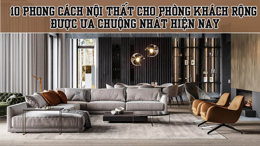 nội thất phòng khách phong cách Nhật Bản