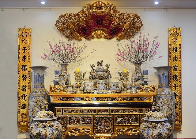 nhà hướng nam đặt bàn thờ hướng nào