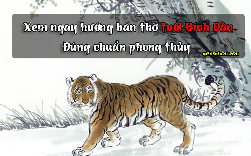 tuổi 86 đặt bàn thờ hướng nào