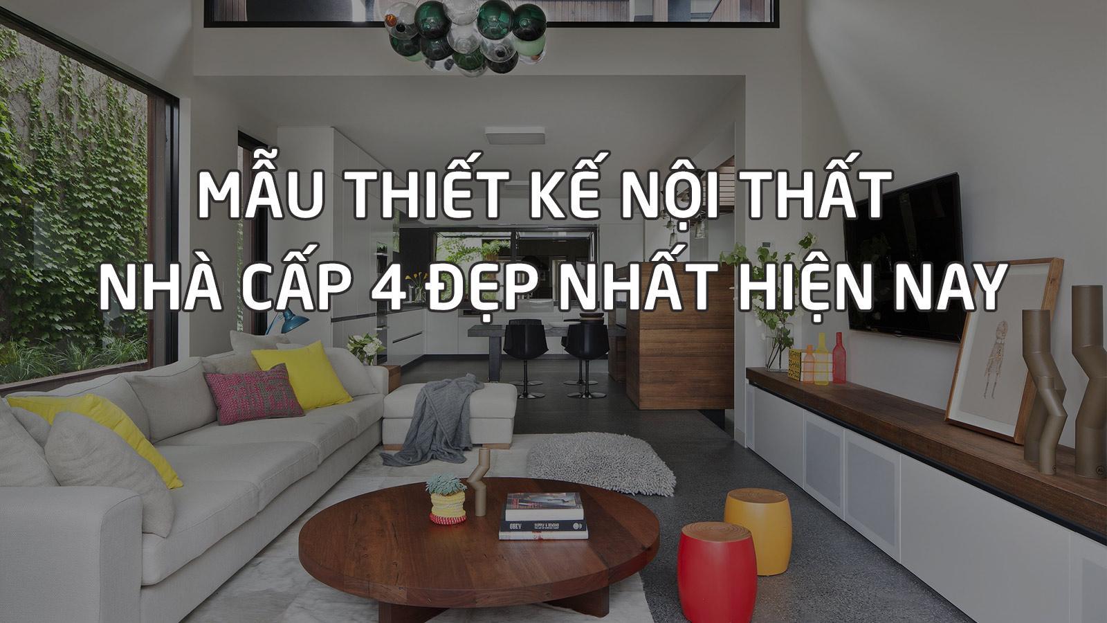 cách thiết kế nội thất nhà cấp 4