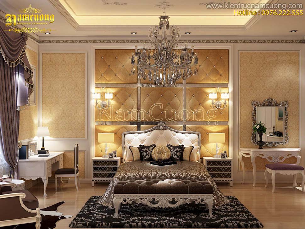 phong-ngu-chau-au-1 Các mẫu phòng ngủ châu âu hoành tráng