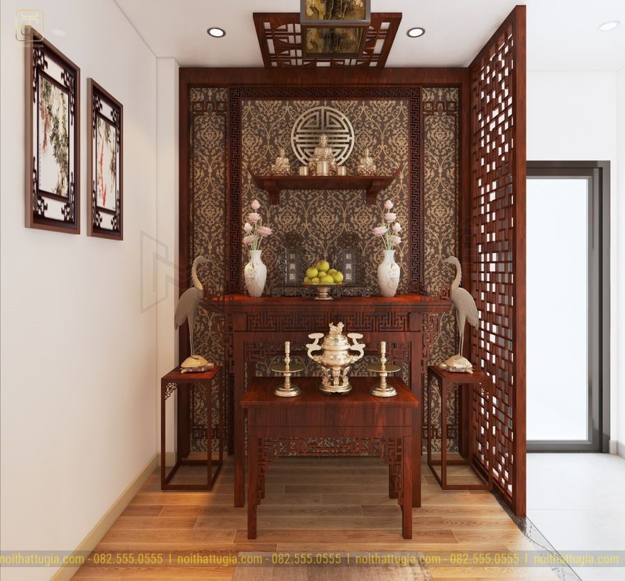 nhà hướng nam đặt bàn thờ hướng nào