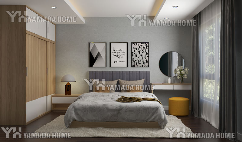 Thiết kế phòng ngủ 14m2 chung cư Complex - Yamada Home