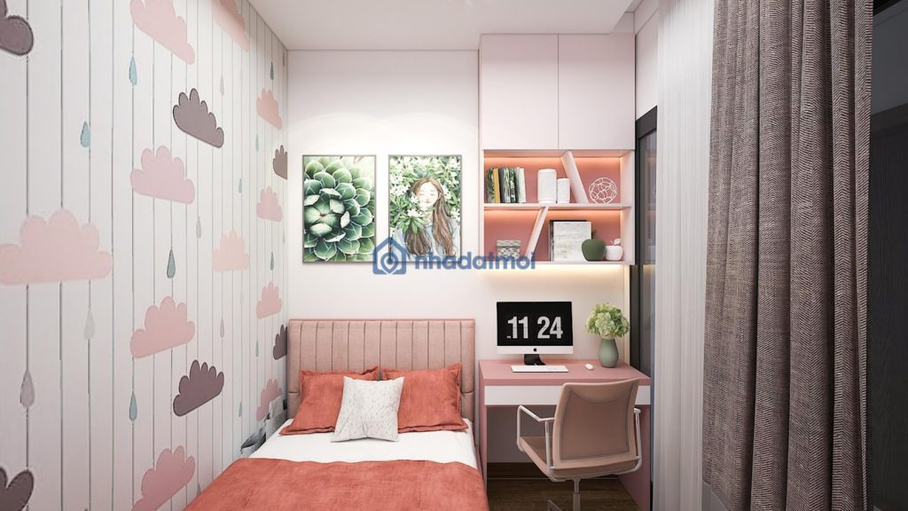 Trang trí phòng ngủ nhỏ 7m2, 8m2, 9m2 đơn giản, tối ưu không gian sống