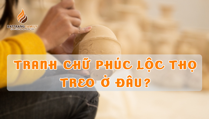 tranh phúc lộc thọ treo phòng thờ