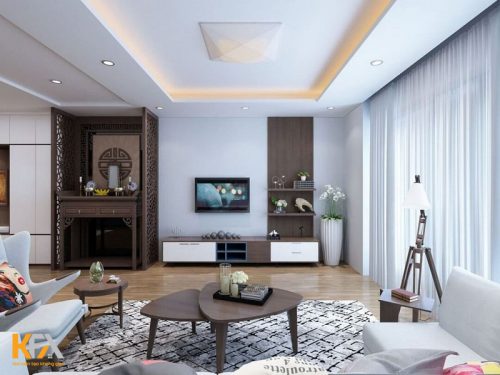 TOP 100+ mẫu phòng khách kết hợp phòng thờ đẹp, ấn tượng nhất ...