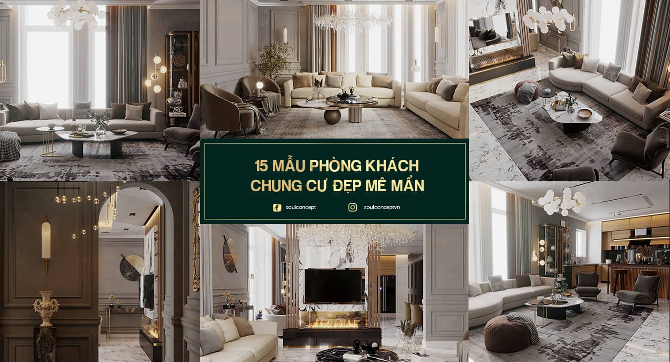 trang trí nội thất phòng khách chung cư